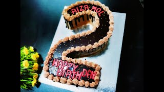 Number 2 -Birthday Cake |How To Make A Number Cake