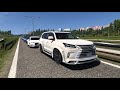 ETS2 | Lexus LS 570 Super Sport | Realistic Driving | Euro Truck Simulator2 | PC Gameplay