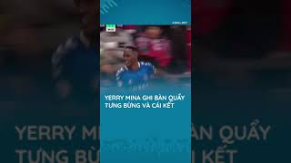 YERRY MINA DANCES 🤣🤣 AFTER SCORING VS MU AND WAIT FOR RESULT