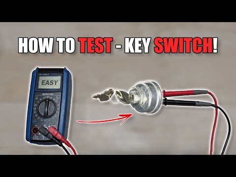 How to Test a Riding Lawnmower Key Switch