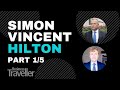 Simon Vincent, Hilton, in conversation with Tom Otley, Editor Business Traveller, 1 of 5