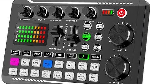 Facmogu F998 Live Sound Card Audio Mixer
