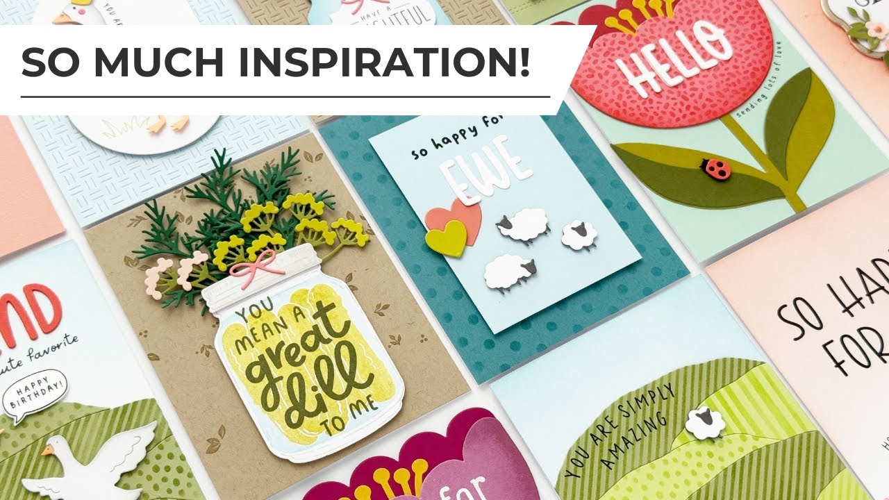Вдохновение для открыток с использованием НОВОГО набора Concord и 9-го выпуска (Столько идей!)