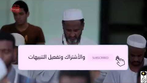 من روائع التلاوة القارئ محمد الأمين سيسي
