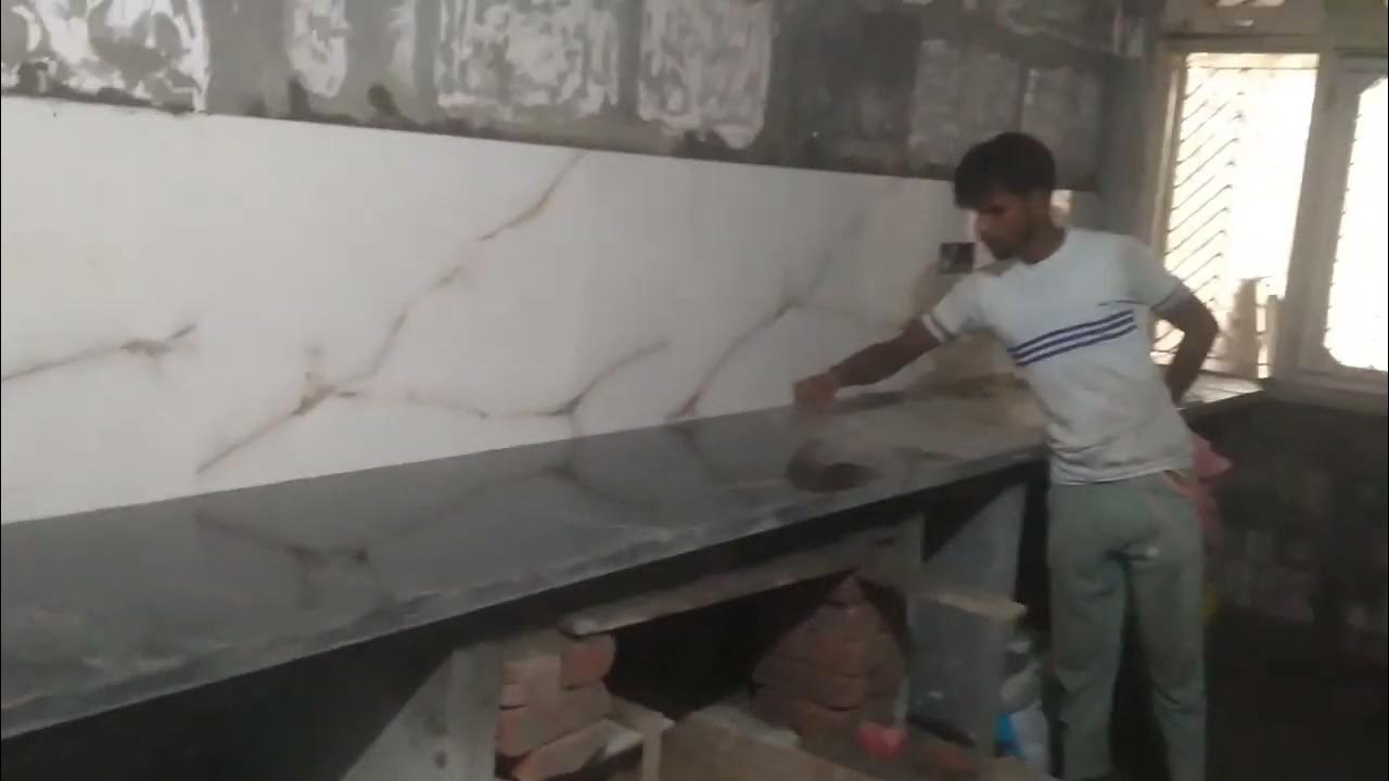 granite Pathar aur tiles 4x2 ki kitchen mein YouTube