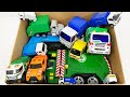 坂道走る『ゴミ収集車』のミニカーで緊急走行テスト！ Emergency driving test with minicars of “garbage truck” run on slopes!