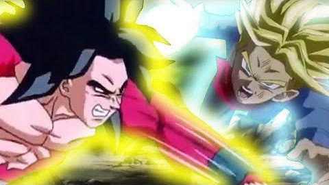 Battle Across Timelines!! Goku SSJ4 VS Future Trunks (タイムラインを越えてバトル！悟空SSJ4 VS 未来トランクス)