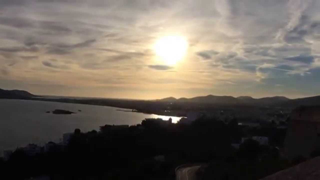 Ibiza Sunset Castle View