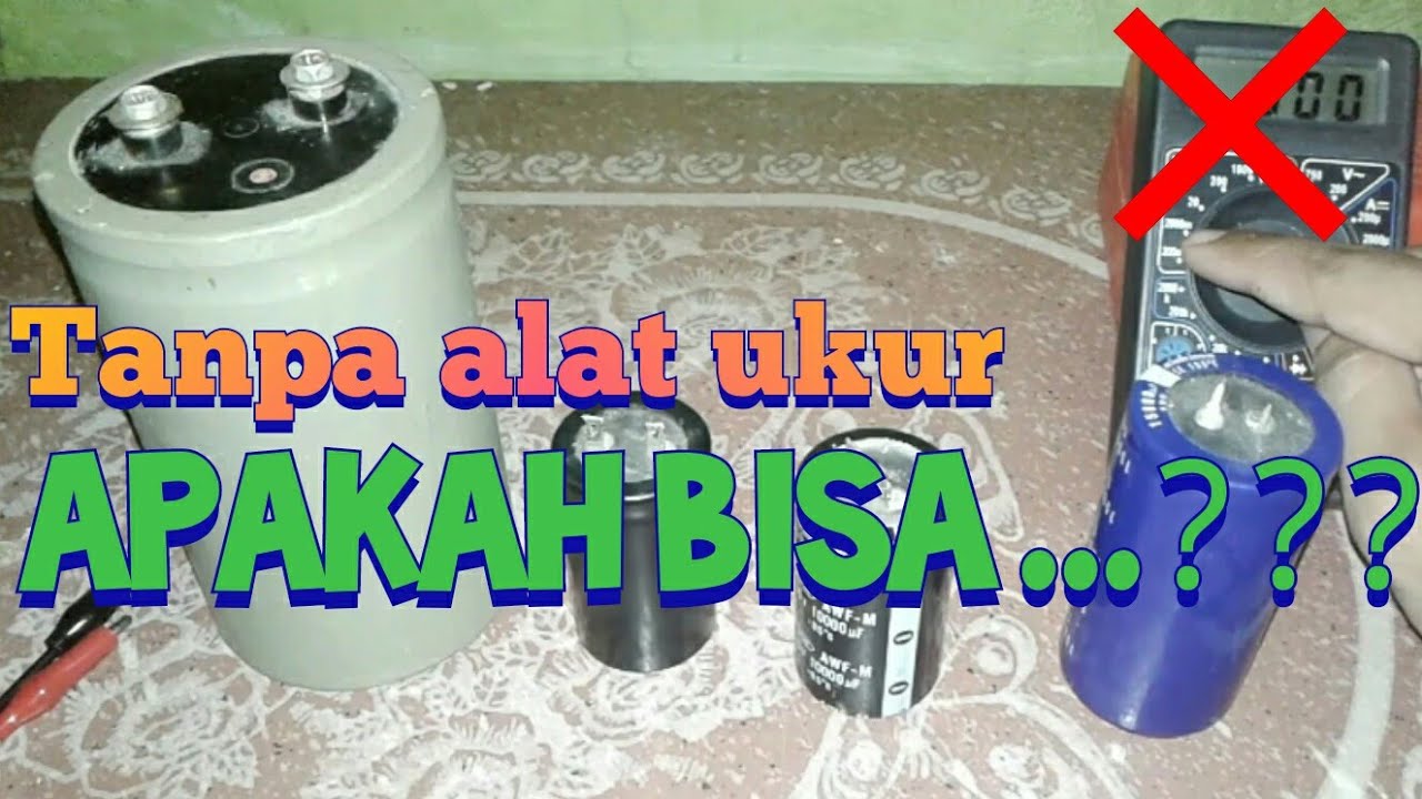 Cara mengetahui positive negative elco capacitor - YouTube