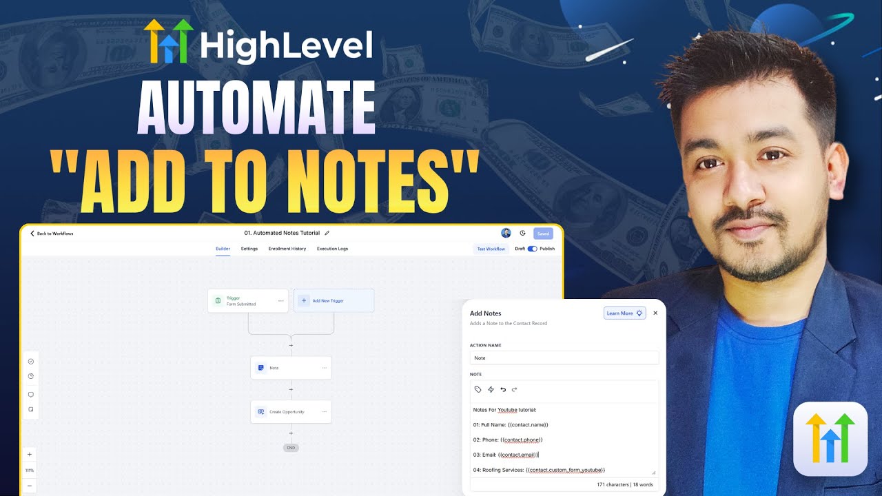 Stop Manual Note-Taking! Automate Notes in GoHighLevel (Full Tutorial ...