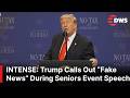 INTENSE MOMENT: President Donald Trump Criticizes Media While Addressing Seniors &amp; Economy | AC1E