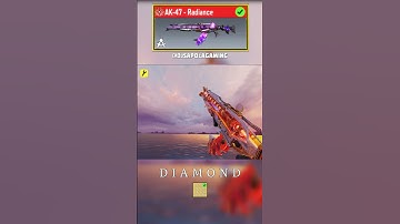 Mythic AK-47 "Radiance" Weapon Inspection in Diamond camo- CODM #codmobile #shorts