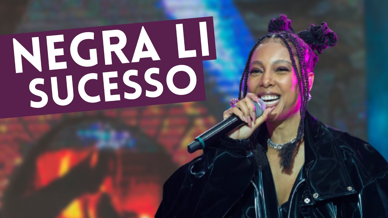 Negra Li canta sucesso, “Você Vai Estar na Minha”, no Faustão