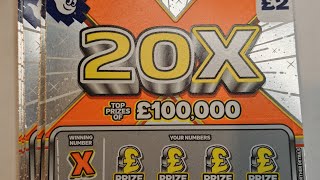 New 20x scratch cards £20 in play 