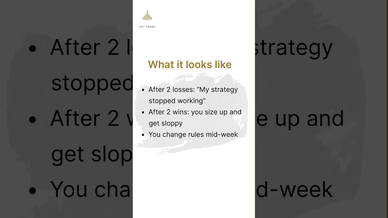 Your last trade is not your edge. Zoom out. 