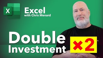 How Long to Double Your Money with the Rule of 72? Excel Tutorial