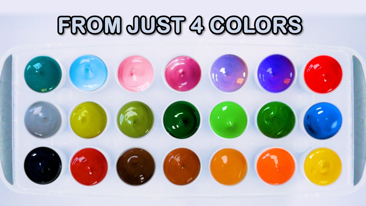 More Color Recipes From Red,  Blue, Yellow & White