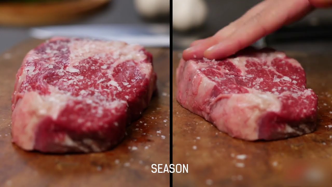 How to cook A PERFECT and juicy Ribeye Steak? (US BEEF) - YouTube