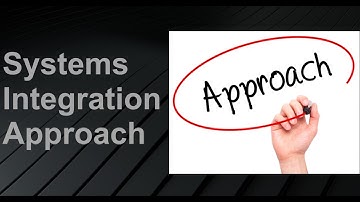 System Integration and Architecture | Systems Integration Approach