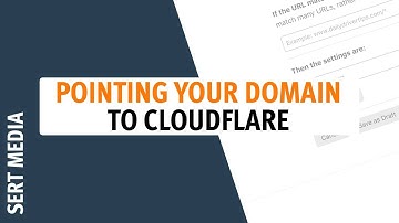 How To Point Your Domain To CloudFlare - CloudFlare Install Tutorial - Point NS Records CloudFlare