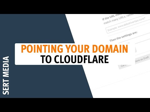 How To Point Your Domain To CloudFlare - CloudFlare Install Tutorial - Point NS Records CloudFlare