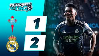 ✅ GOL AGÓNICO de VALVERDE: El REAL MADRID le GANÓ al CELTA DE VIGO y quedó a 1 PUNTO de BARCELONA