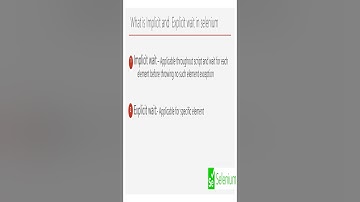What is Implicit and Explicit wait in selenium