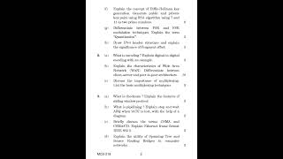 MCS - 218 June 2022 Question Paper