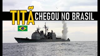 Navio de Guerra TITÃ chegou no BRASIL. AFUNDARIA tudo sozinho!