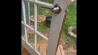 Planing (shaving) a swollen door by hand