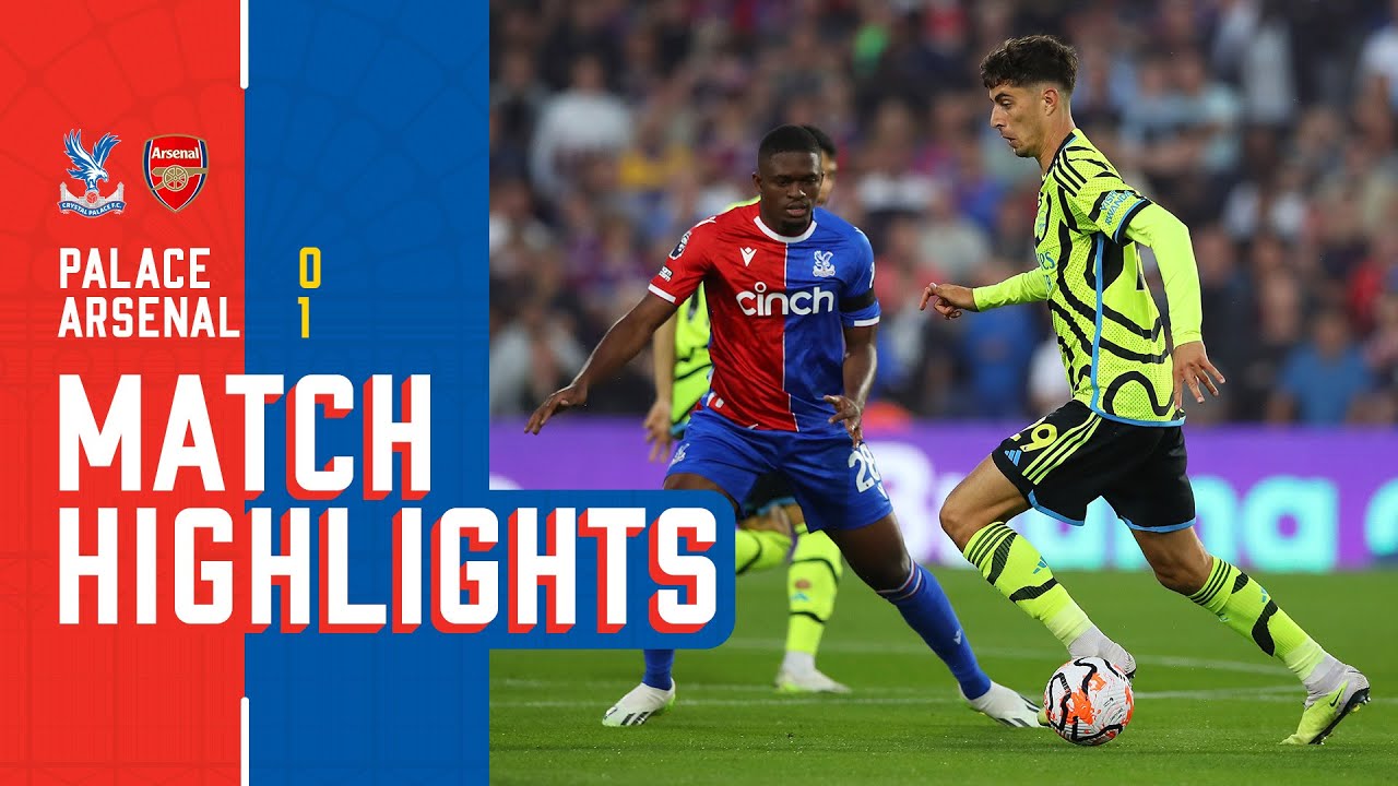 ⁣Match Highlights: Crystal Palace 0-1 Arsenal