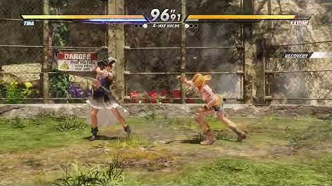 Dead or Alive 6 | Tina 💥 Kasumi | CPU vs CPU AI vs AI (hardest level 8)