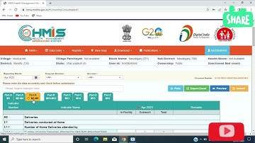 New HMIS portal per report kase upload kre