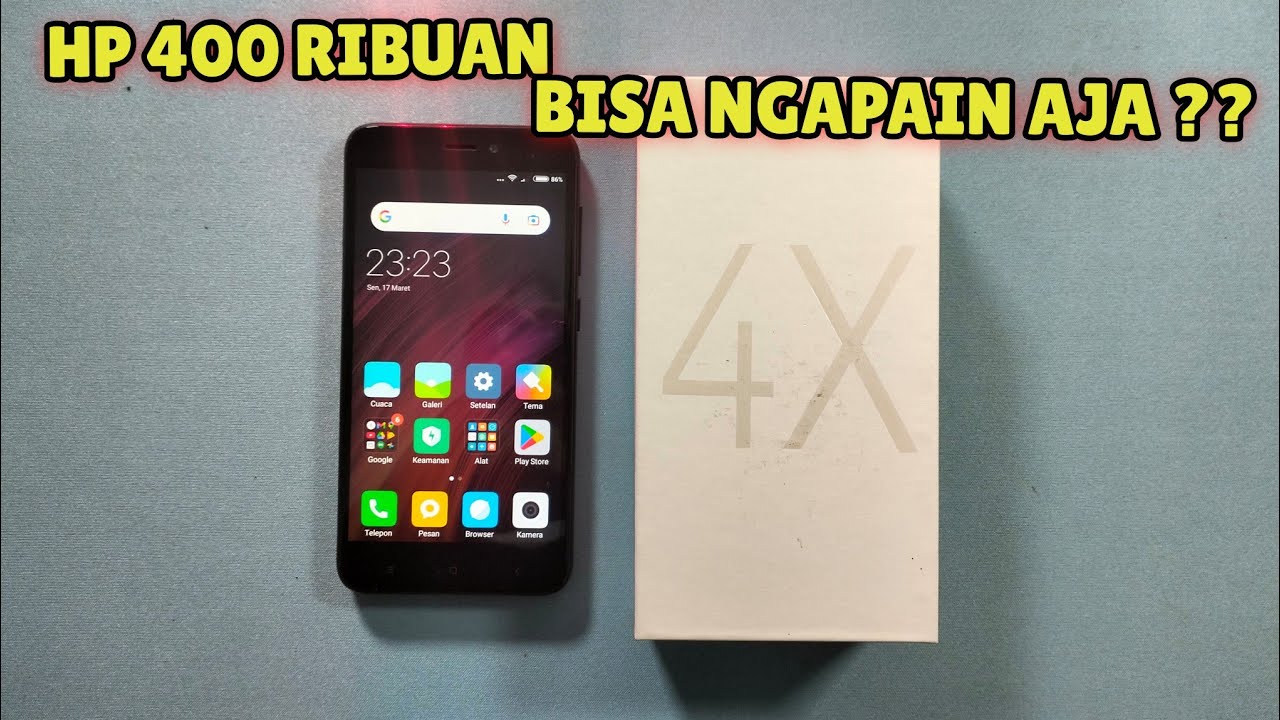 REDMI 4X 3/32 HARGA 400 RIBUAN . BISA BUAT NGAPAIN AJA ?? - YouTube