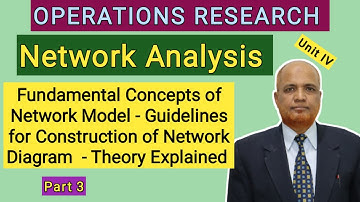 Operationeel onderzoek I Netwerkanalyse I Fundamentele concepten van het netwerkmodel I Theorie u...