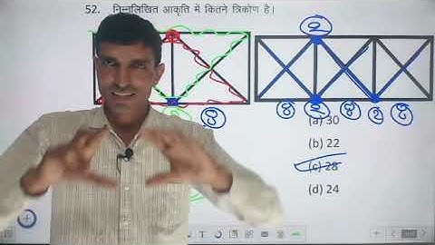 counting figures part 4 /Triangle counting Reasoning #NTPC