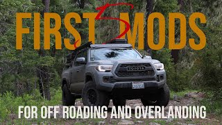 These 5 MODS should be the FIRST for your Tacoma!! For off roading and overlanding