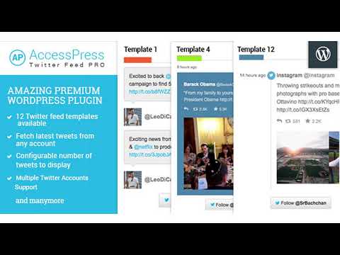 AccessPress Twitter Feed Pro | Codecanyon Scripts and Snippets