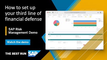 SAP Risk Management: Three lines of defense | Overview Demo
