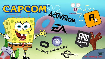 Video Game Companies Portrayed by Spongebob