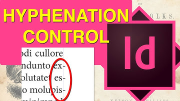 How to Control Hyphenation Using Paragraph Styles in Adobe Indesign