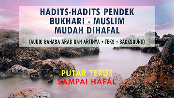 Kumpulan Hadis Pendek Mudah Dihafal Shahih Bukhari Muslim - Dibacakan Matan Bahasa Arab dan Artinya