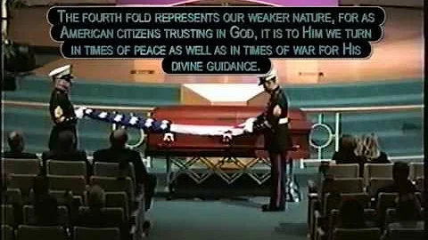Honor Guard - U.S. Flag Folding & Explanation of What Each Fold Represents