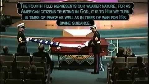 Honor Guard - U.S. Flag Folding & Explanation of What Each Fold Represents