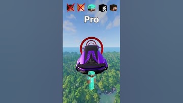 NOOB vs Girl vs PRO vs HACKER vs HEROBRINE Car Jump Challenge! 😂 🚗  #shorts #beamngdrive