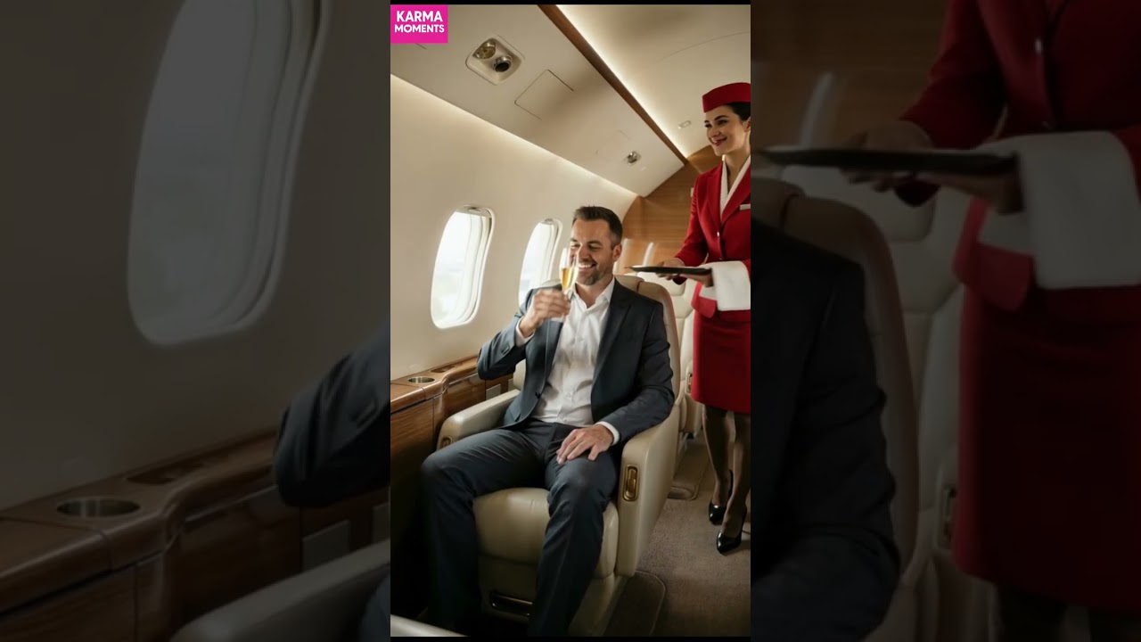 Karma ✈️ on a Private Jet: Instant Spill Drama! 