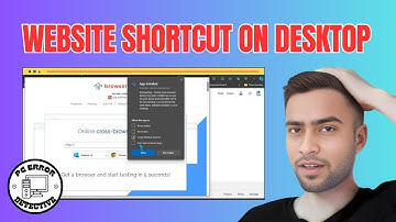 How to Make a Website Shortcut on Desktop Microsoft Edge