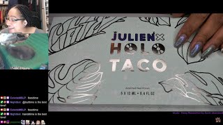 Holo Taco x Julien Collection | Unboxing &amp; Gradient/Ombre Nail Art | MSLP [Streamed 6/4/22]