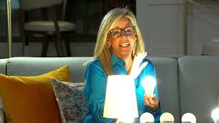 BrightLiving Set of 4 Multi Socket Battery Backup LED Bulb on QVC