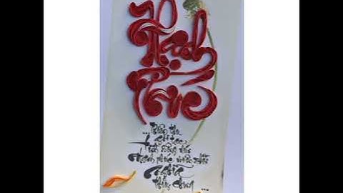 Tranh Giấy Xoắn Quilling Treo Trang Trí nhà #Quillingminhphuong